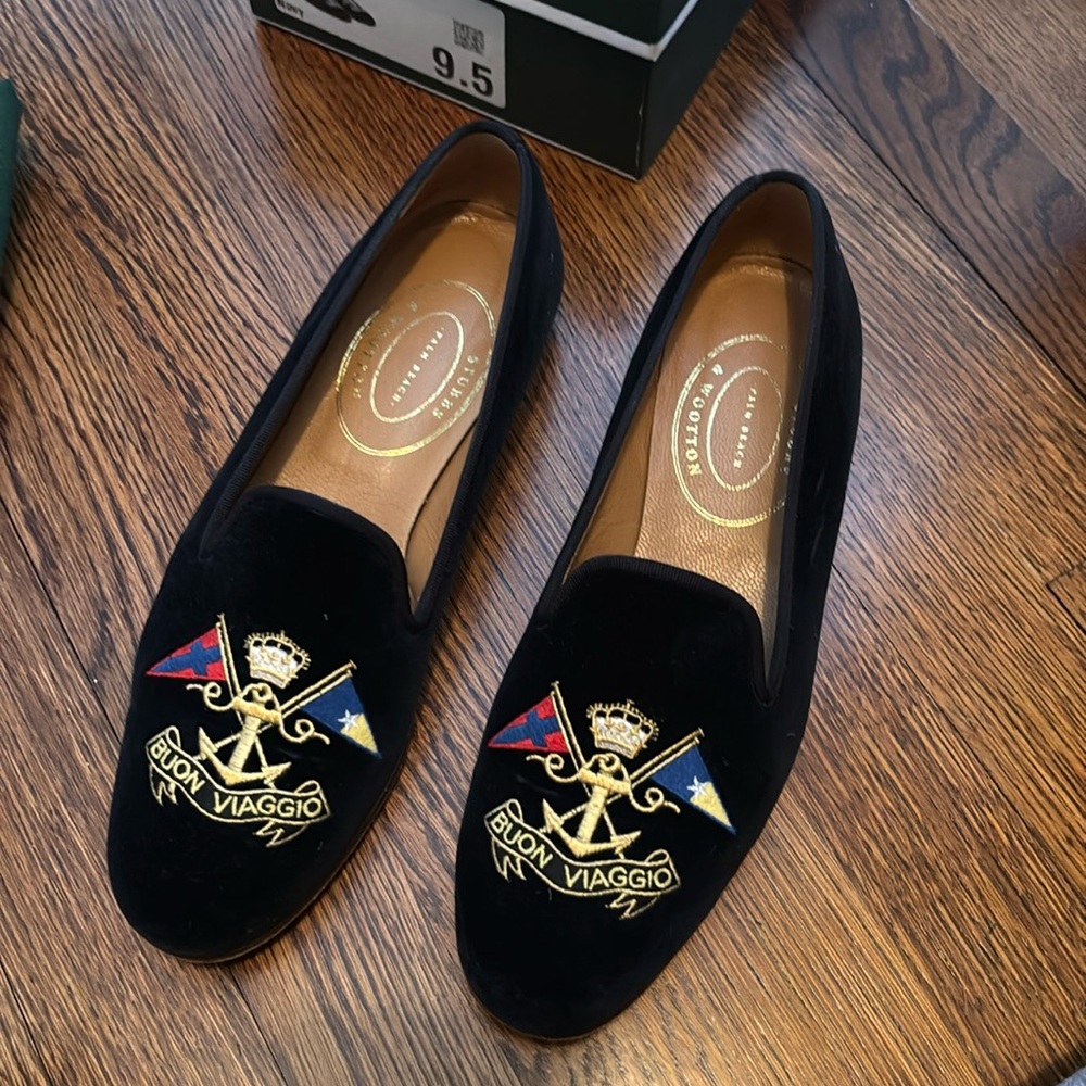 Stubbs & Wootton Velvet Loafers